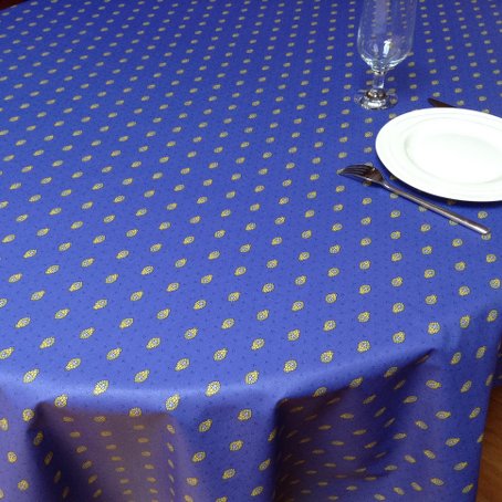 lavender colour provencal tablecloth with all-over design
