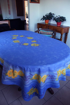 tablecloth tablecloths cotton linens table sunflower