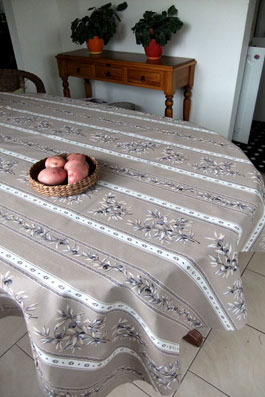 linen olive tablecloth