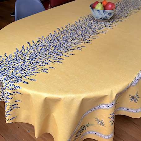 YELLOW PROVENCAL TABLECLOTH