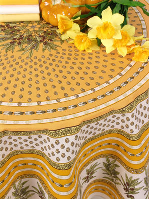 coated round patio tablecloth