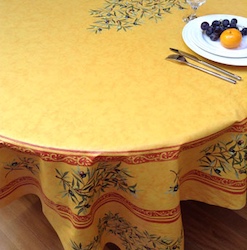 french provincial acrylic treated tablecloths