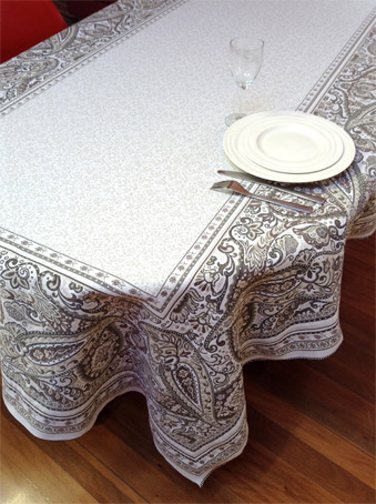 large dining room tablecloth