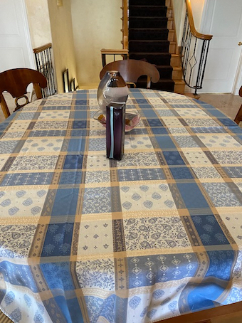 extra wide oval tablecloth